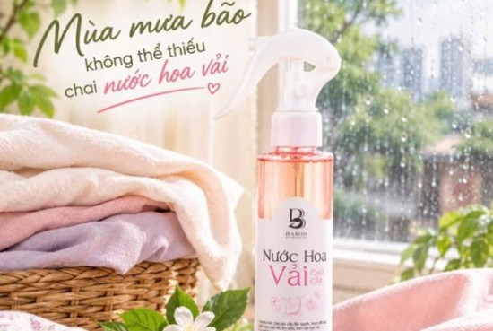 Mùa mưa bão không thể thiếu chai nước hoa vải