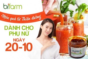 Món quà "Từ thiên đường" dành cho phụ nữ ngày 20-10: Trải nghiệm Nước gấc chanh leo Khoẻ mắt - Đẹp da
