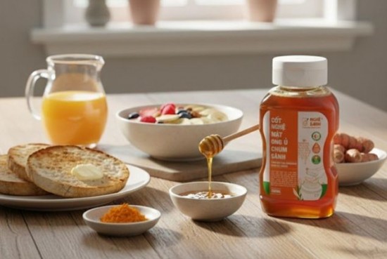 Hãy duy trì thói quen uống cốt nghệ mật ong mỗi sáng