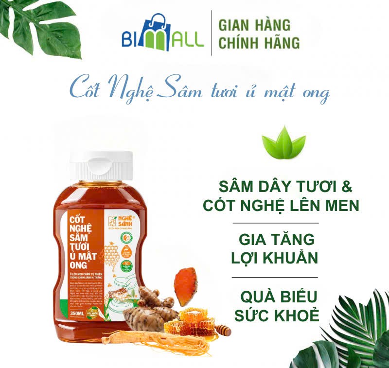 CỐT NGHỆ SÂM TƯƠI Ủ MẬT ONG