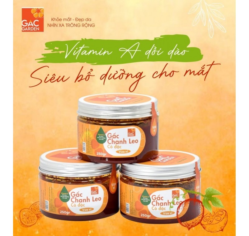 COMBO 3 HŨ GẤC CHANH LEO CÔ ĐẶC (VỪA VỊ) - 250G