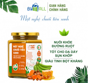 MẬT NGHỆ CHUỐI TIÊU XANH